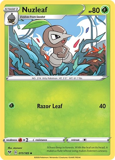 Nuzleaf [SWSH04: Vivid Voltage]