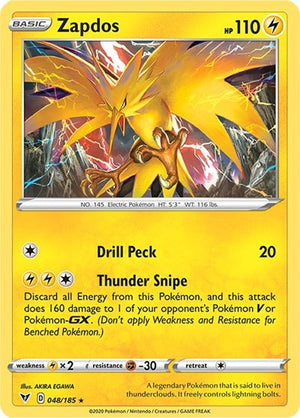 Zapdos [SWSH04: Vivid Voltage]