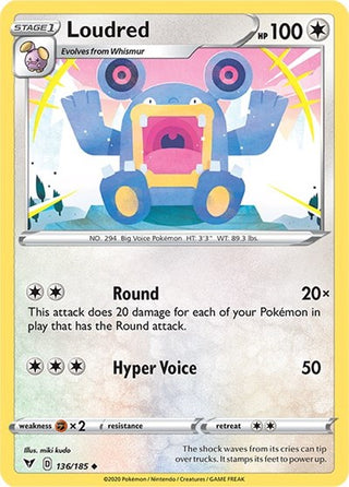 Loudred [SWSH04: Vivid Voltage]