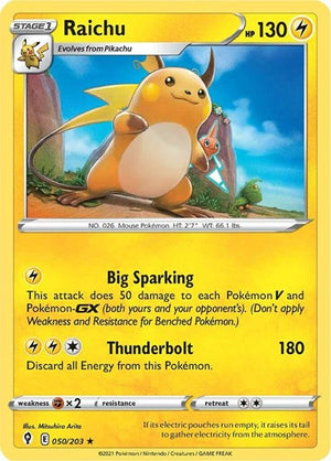 Raichu [SWSH07: Evolving Skies]