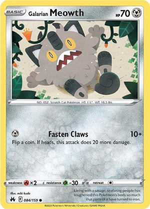 Galarian Meowth [Crown Zenith]