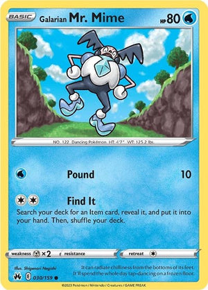 Galarian Mr. Mime [Crown Zenith]