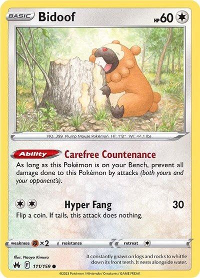 Bidoof [Crown Zenith]