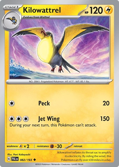 Kilowattrel [SV02: Paldea Evolved]