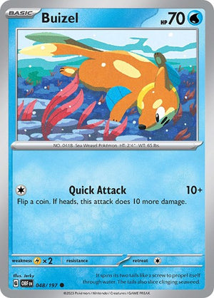 Buizel [SV03: Obsidian Flames]