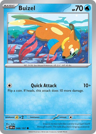 Buizel [SV03: Obsidian Flames]