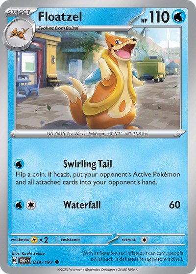 Floatzel [SV03: Obsidian Flames]