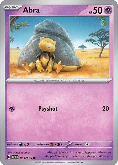 Abra [SV: Scarlet & Violet 151]