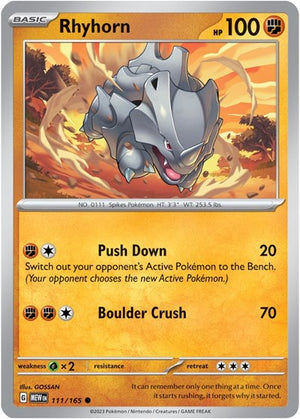 Rhyhorn [SV: Scarlet & Violet 151]