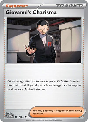 Giovanni's Charisma [SV: Scarlet & Violet 151]