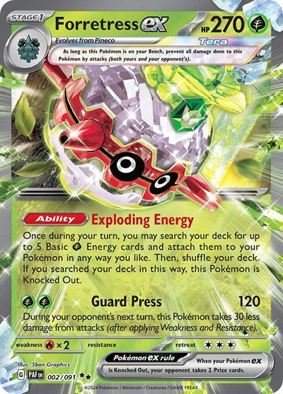 Forretress ex [SV: Paldean Fates]