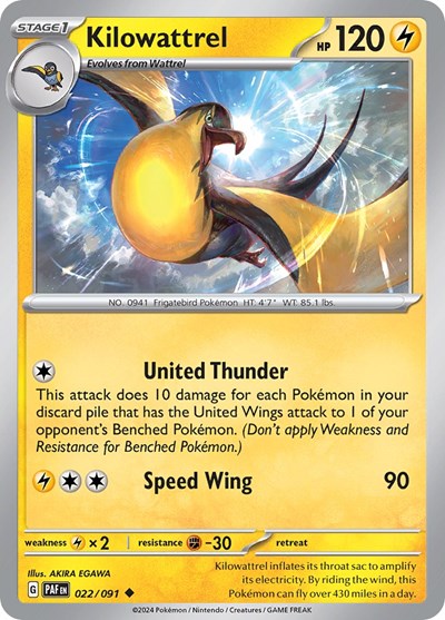 Kilowattrel [SV: Paldean Fates]