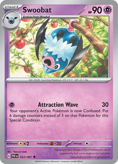 Swoobat [SV: Paldean Fates]