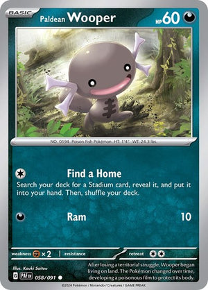 Paldean Wooper [SV: Paldean Fates]