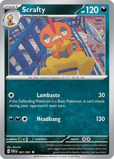 Scrafty [SV: Paldean Fates]