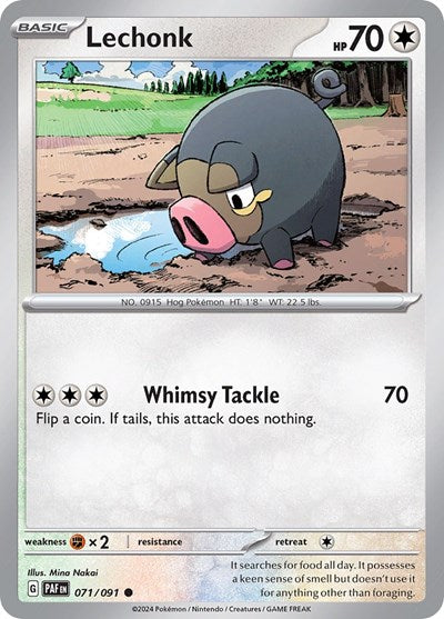 Lechonk [SV: Paldean Fates]