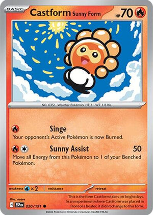 Castform Sunny Form [Surging Sparks]
