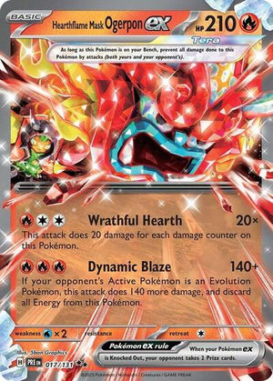 Hearthflame Mask Ogerpon ex [Prismatic Evolutions]