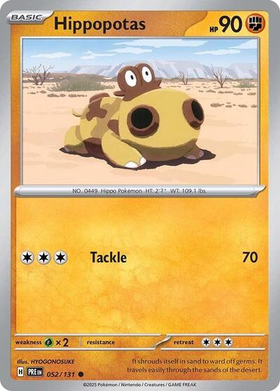 Hippopotas [Prismatic Evolutions]