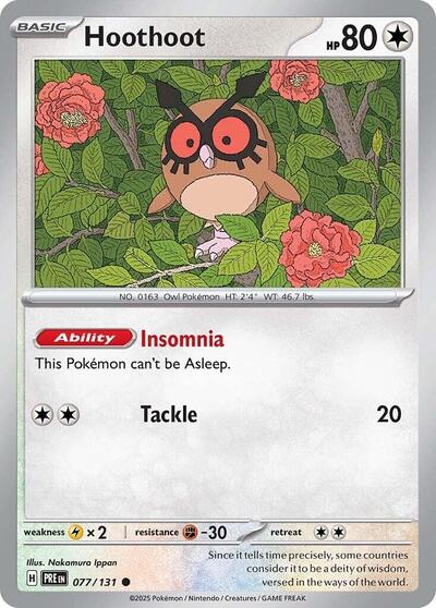 Hoothoot [Prismatic Evolutions]