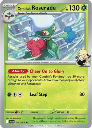 Cynthia's Roserade [Destined Rivals]