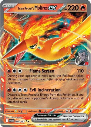 Team Rocket's Moltres ex [Destined Rivals]