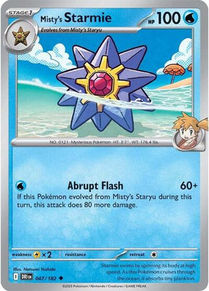 Misty's Starmie [Destined Rivals]