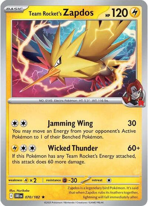 Team Rocket's Zapdos [Destined Rivals]