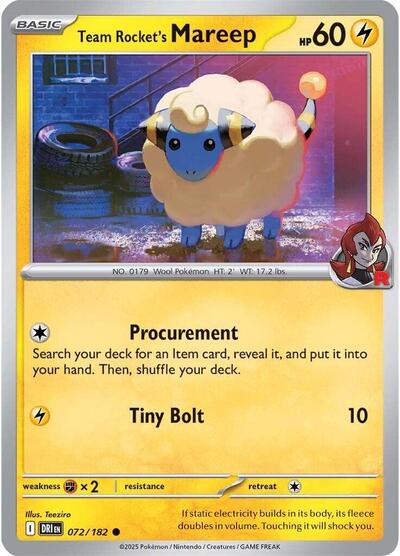 Team Rocket's Mareep [Destined Rivals]