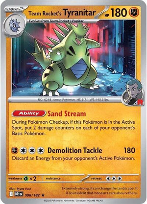Team Rocket's Tyranitar [Destined Rivals]