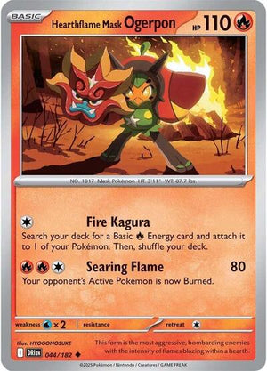Hearthflame Mask Ogerpon [Destined Rivals]