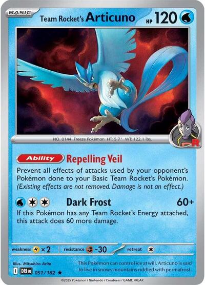 Team Rocket's Articuno [Destined Rivals]