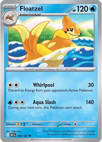 Floatzel [Destined Rivals]