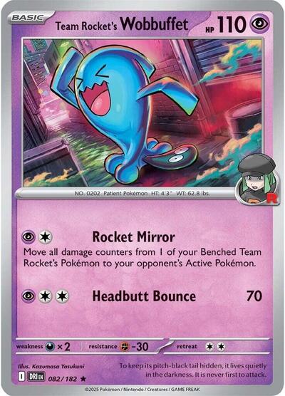 Team Rocket's Wobbuffet [Destined Rivals]