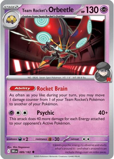 Team Rocket's Orbeetle [Destined Rivals]