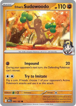 Ethan's Sudowoodo [Destined Rivals]