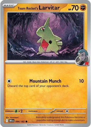 Team Rocket's Larvitar [Destined Rivals]