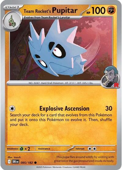 Team Rocket's Pupitar [Destined Rivals]