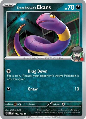Team Rocket's Ekans [Destined Rivals]