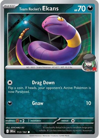 Team Rocket's Ekans [Destined Rivals]