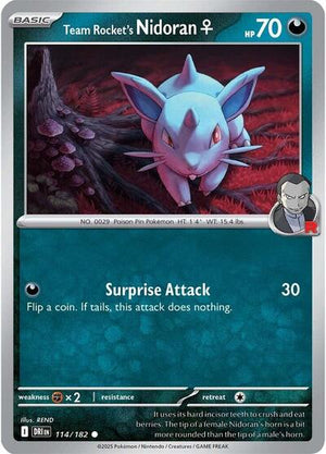 Team Rocket's Nidoran F [Destined Rivals]
