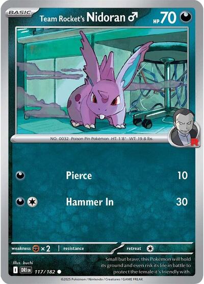 Team Rocket's Nidoran M [Destined Rivals]