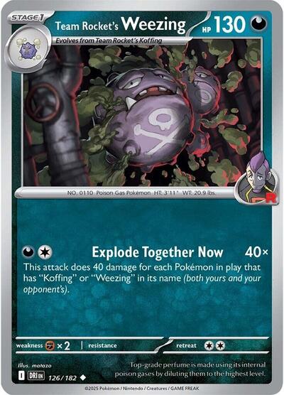 Team Rocket's Weezing [Destined Rivals]