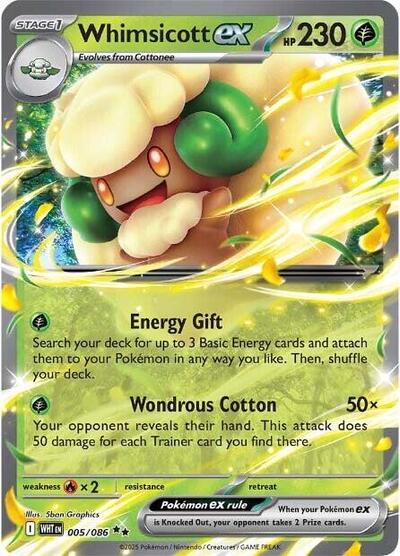 Whimsicott ex [White Flare]