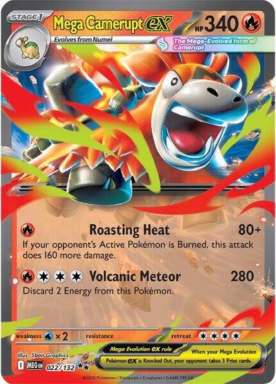 Mega Camerupt ex [Mega Evolution]