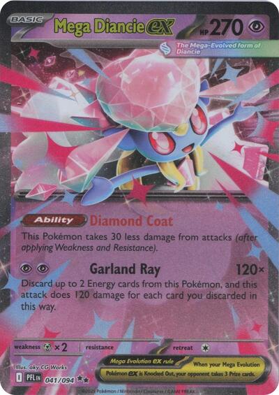 Mega Diancie ex [Phantasmal Flames]
