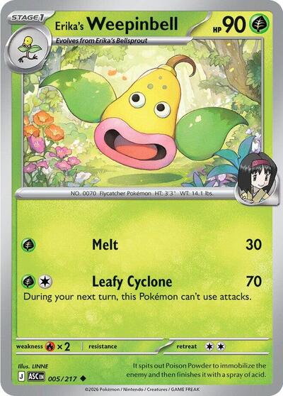 Erika's Weepinbell [Ascended Heroes]