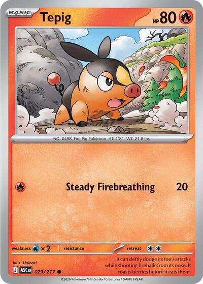 Tepig [Ascended Heroes]