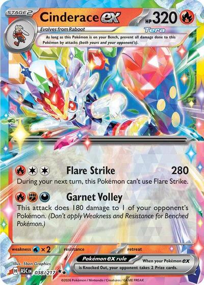 Cinderace ex [Ascended Heroes]