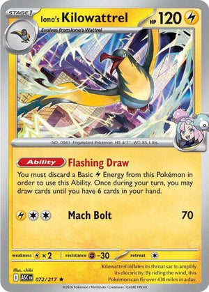 Iono's Kilowattrel [Ascended Heroes]